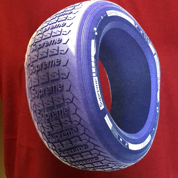 ❌Sold❌SUPREME size Small Authentic Vehicle Tire RARE NEW - Picture 2 of 13